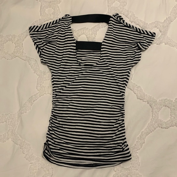 Striped Strappy Back Top - Picture 1 of 3